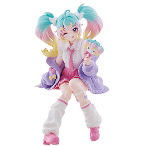 Figura Hatsune Miku Sweet School Life Pastel Version de 13 cm