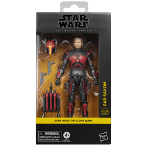 Figura Star Wars Gar Saxon The Black Series The Clone Wars de 15 cm