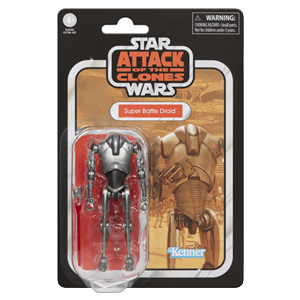 Figura Star Wars Super Battle Droid The Vintage Collection Attack of the Clones de 9,5 cm