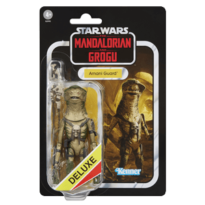 Figura Star Wars  Deluxe Amani Guard The Vintage Collection Mandalorian & Grogu de 9,5 cm