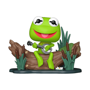 Figura POP Deluxe: Muppets Kermit con banjo (REACONDICIONADO)