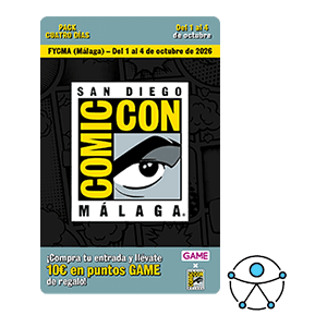 Entrada Comic-Con Adulto (16 años o más) Diversidad funcional Pack 4 días