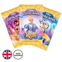 Sobre de cartas Disney Lorcana Hyperia City  Booster Pack (inglés)