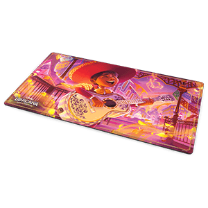 Tapete Disney Lorcana Hyperia City Coco Miguel Promising Musician de 60 x 34 cm