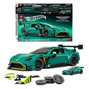 Set de Construccion Hot Wheels Elite Mattel Brick Shop Building Set 1/16 24 Aston Martin Vantage GT3