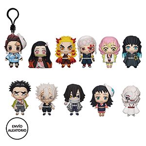 Colgante 3D Demon Slayer Series 2 para Mochilas y bolsos (surtido)