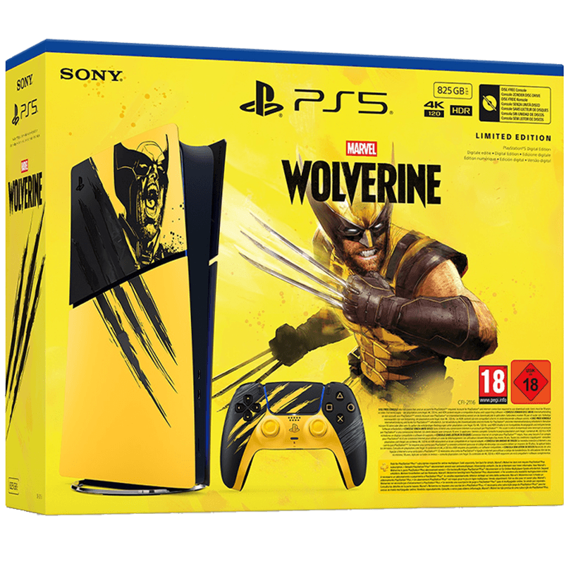 PlayStation 5 Modelo Digital Edición Limitada Lobezno