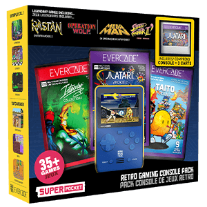 Consola Evercade Super Pocket Capcom + 3 Cartuchos
