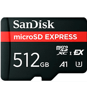 SanDisk MicroSD Express 512GB - Tarjeta Memoria (REACONDICIONADO)