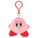 Colgante 3D de peluche Kirby para bolsos y mochilas