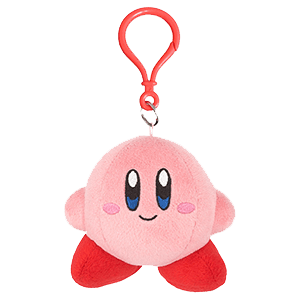 Colgante 3D de peluche Kirby para bolsos y mochilas