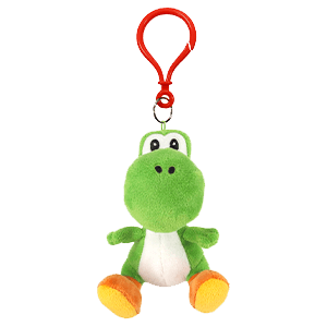 Colgante 3D de peluche Yoshi para bolsos y mochilas
