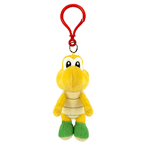 Colgante 3D de peluche Koopa Troopa para bolsos y mochilas