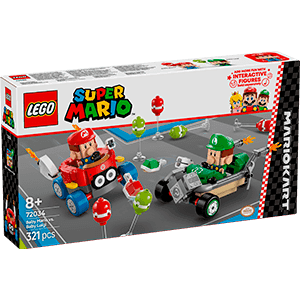 LEGO Super Mario Kart: Bebé Mario vs. Bebé Luigi 72034 (REACONDICIONADO)