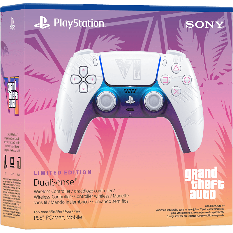 Mando Inalámbrico DualSense Edición Limitada Grand Theft Auto VI