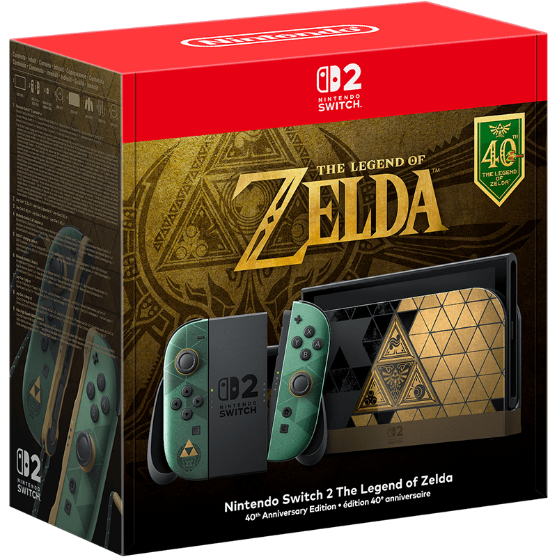 Nintendo Switch 2 Edición Zelda 40th
