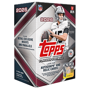Caja de cartas coleccionables Value Box NFL 2026