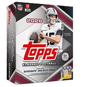 Caja de cartas coleccionables Mega Box NFL 2026