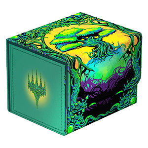 Caja de proteccion para 100 cartas Sidewinder 100+ Xenoskin Magic: The Gathering Mana Token - Forest