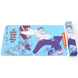 Tapete de cartas FAIRY TAIL ALL FIRED UP! Gray de 61 x 36 cm