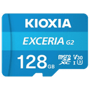 Kioxia MicroSD Exceria G2 128GB Clase 10, 160 MB/s Tarjeta Memoria
