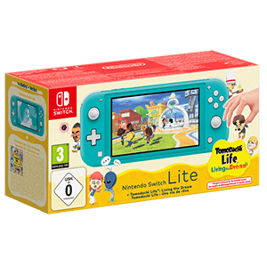 Nintendo Switch Lite Turquesa + Tomodachi Life + 30 Días NSO