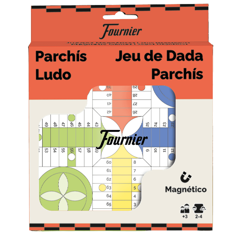 Juego de mesa magnetico de Parchís