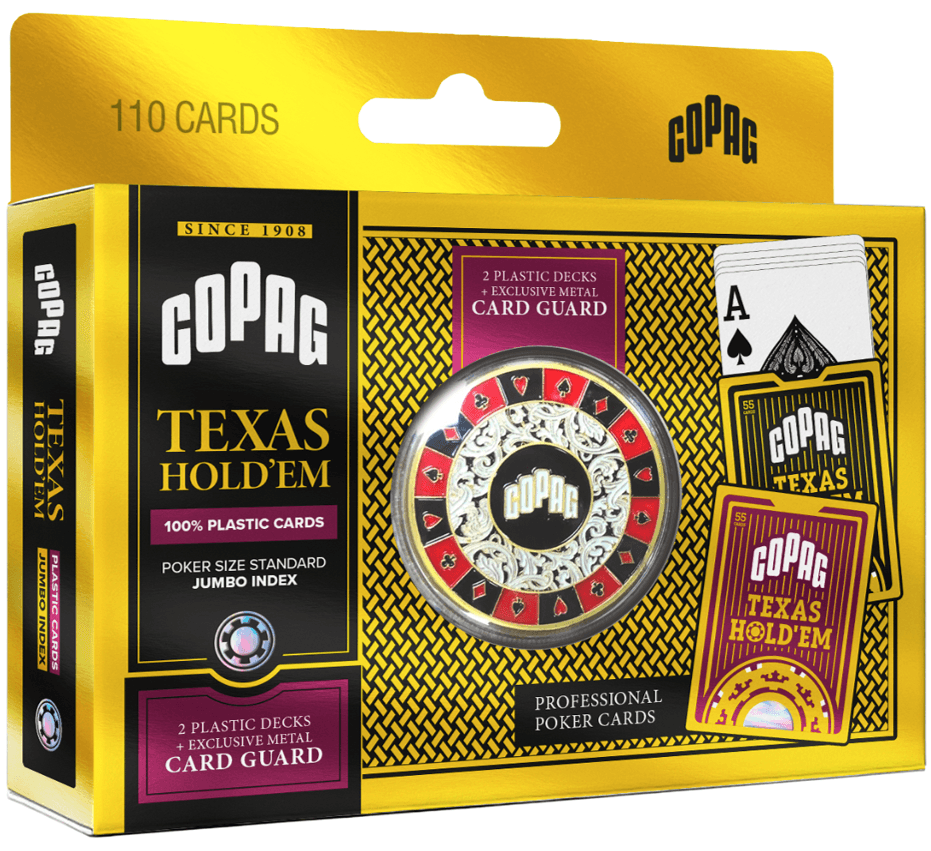 Estuche doble de Poker Copag con Dealer Button