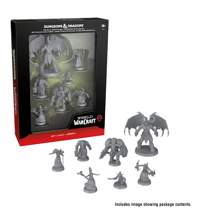 Set 1 de Miniaturas Oficiales Dungeons & Dragons - WORLD OF WARCRAFT