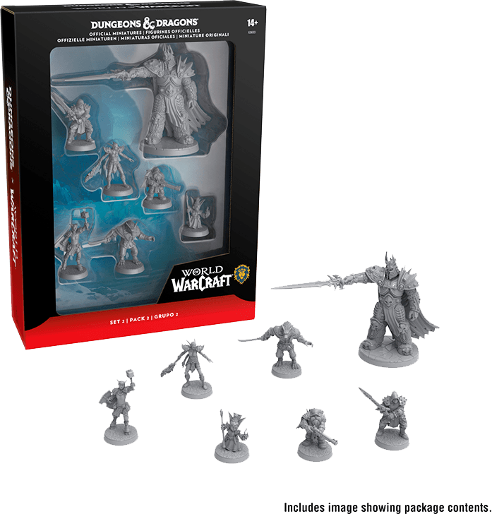 Set 2 de Miniaturas Oficiales Dungeons & Dragons - WORLD OF WARCRAFT