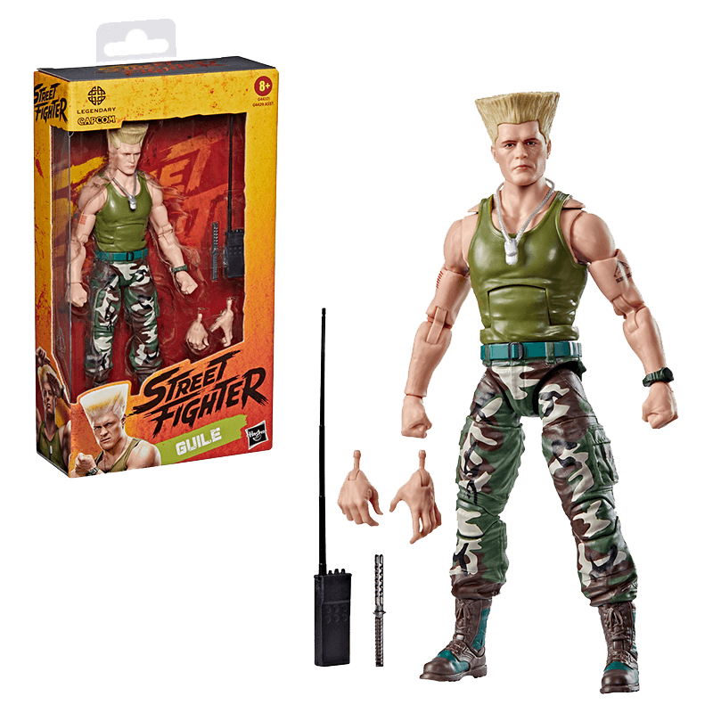 Figura Guile Street Fighter de 15 cm