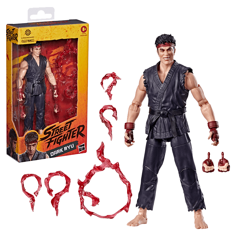 Figura Dark Ryu Street Fighter de 15 cm
