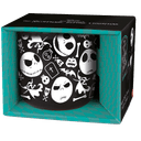 Taza Pesadilla Antes de Navidad Jack Skellington y Zero de 410 ml