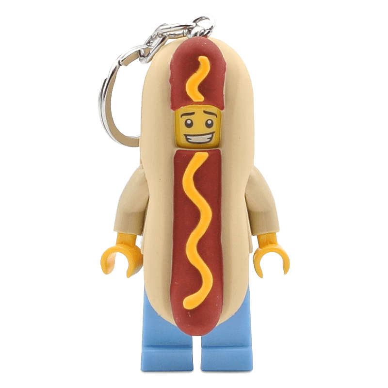 Llavero con linterna LEGO Hot Dog
