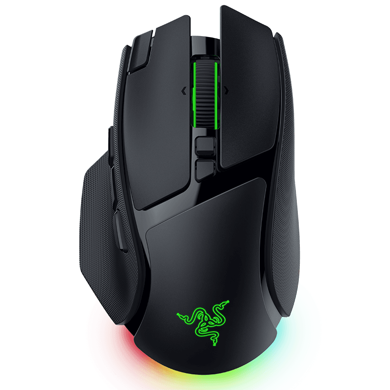 Razer Basilisk V4 Pro Wireless RGB - 5K DPI - Negro - Raton Gaming