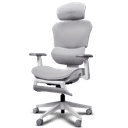 Trust GXT725W Rivara Mesh Blanco - Silla Gaming
