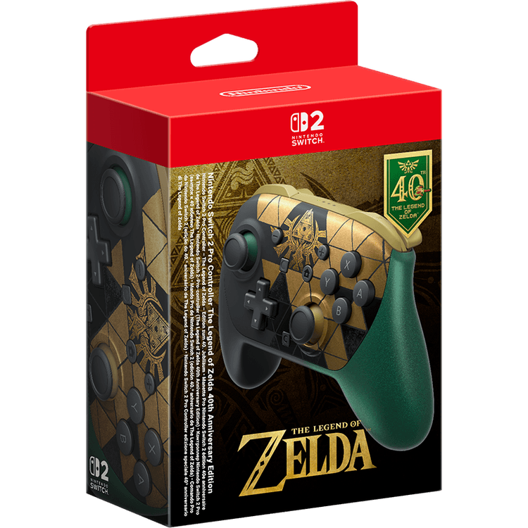 Nintendo Switch 2 Pro Controller Edición Zelda 40th | GAME