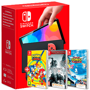 Nintendo Switch OLED + Juego Sega o UBI a elegir