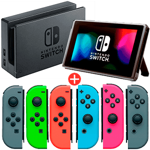 Nintendo Switch Seminueva + 2 Joy Con a elegir