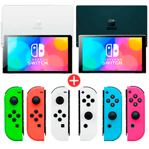 Nintendo Switch OLED Seminueva + 2 Joy Con a elegir