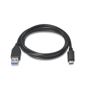 Nanocable USB 3.1, 1m cable USB 3.2 Gen 2 (3.1 Gen 2) USB C USB A Negro