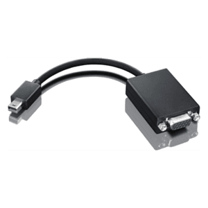 Lenovo 0A36536 adaptador de cable de vídeo VGA (D-Sub) Mini DisplayPort Negro