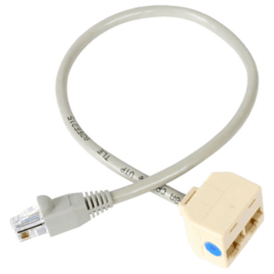 StarTech.com Cable Adaptador Divisor Splitter RJ45 2 a 1 - Hembra a Macho - Divisor Splitter para Cable de Red Ethernet RJ45