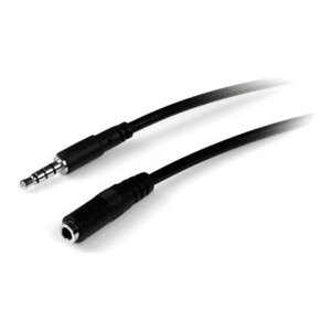 StarTech.com Extensión Alargador Headset Mini-Jack 3,5mm 4 pines Macho a Hembra de 2m - Cable