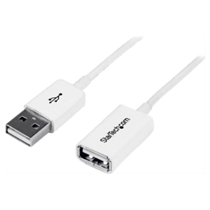 StarTech.com Alargador USB 2.0 - Macho a Hembra USB A - Extensor - Blanco 3m - Cable