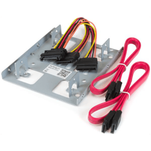 StarTech.com Bracket Adaptador Bandeja de Montaje 2 Unidades de Disco Duro HDD de 2,5" a Bahía de 3,5 Pulgadas