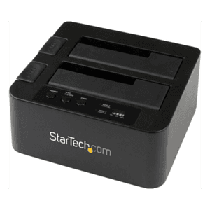 StarTech.com Duplicador USB 3.0 (5Gbps) o eSATA de Discos Duros de 2 Bahías, Independiente, Clonador Copiador de SSD o HDD SATA