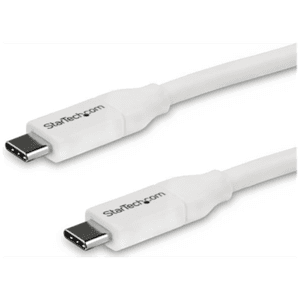 StarTech.com Cable 4m USB-C a USB-C con capacidad para Entrega de Alimentación de 5A - USB Tipo C - Cable de Carga USBC - USB 2