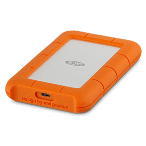 LaCie Rugged 4000 GB USB C Naranja Plata - Disco Duro Externo