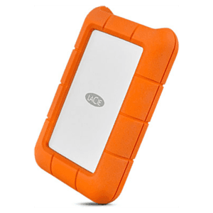 LaCie Rugged USB-C disco duro externo 1000 GB Naranja, Plata